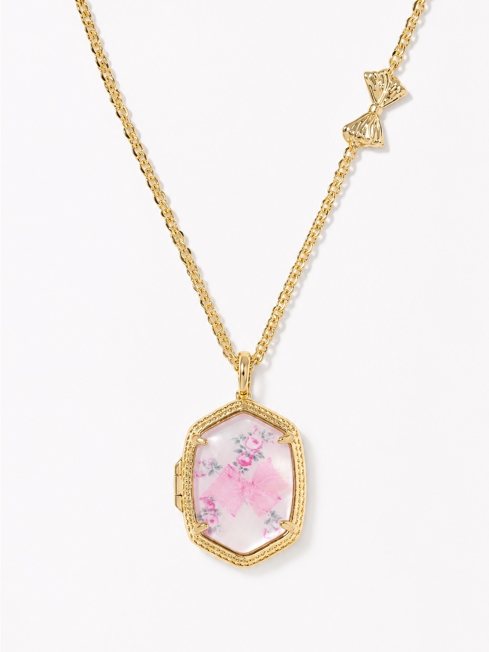 Kendra Scott x LoveShackFancy Daphne Gold Locket Necklace
